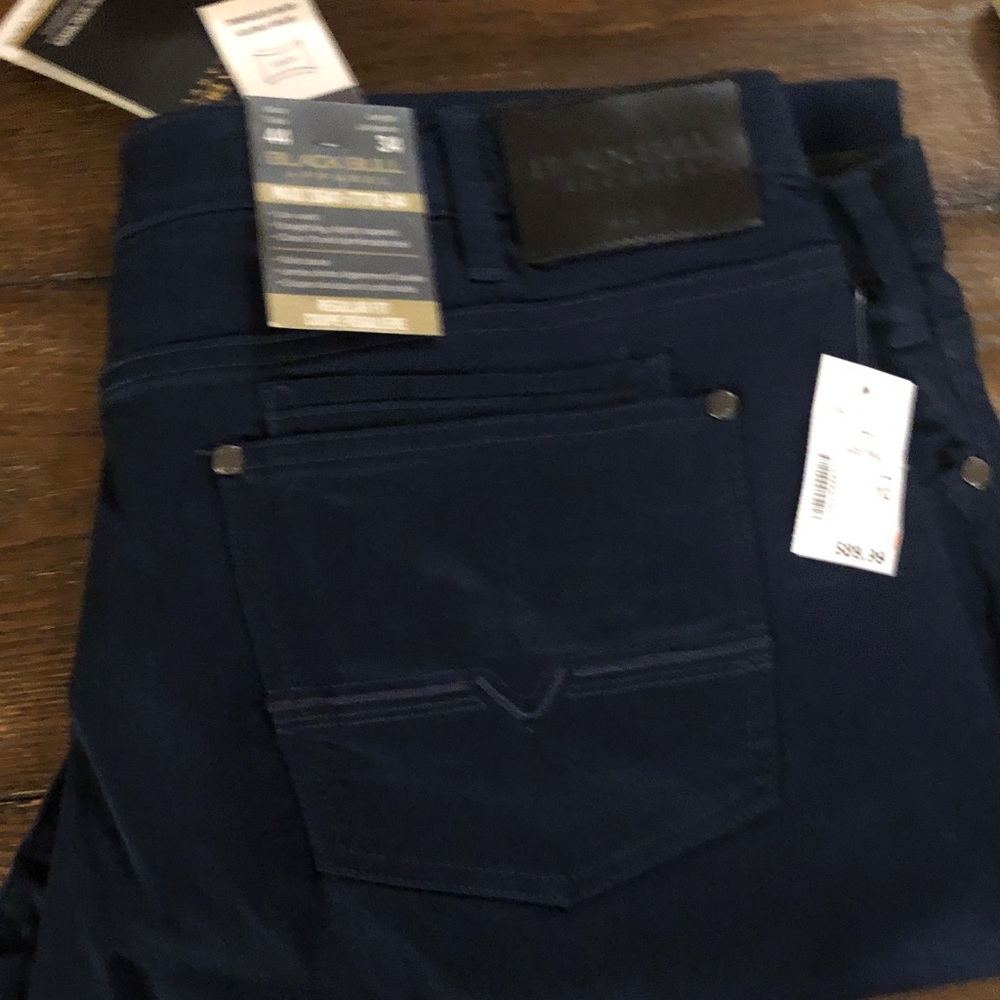 Classic Navy Bootcut Jeans for Men